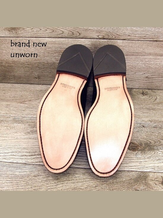 * NIB * $425 Allen Edmonds STRAND 13 B Narrow Black * add $15 new Trees main image 7